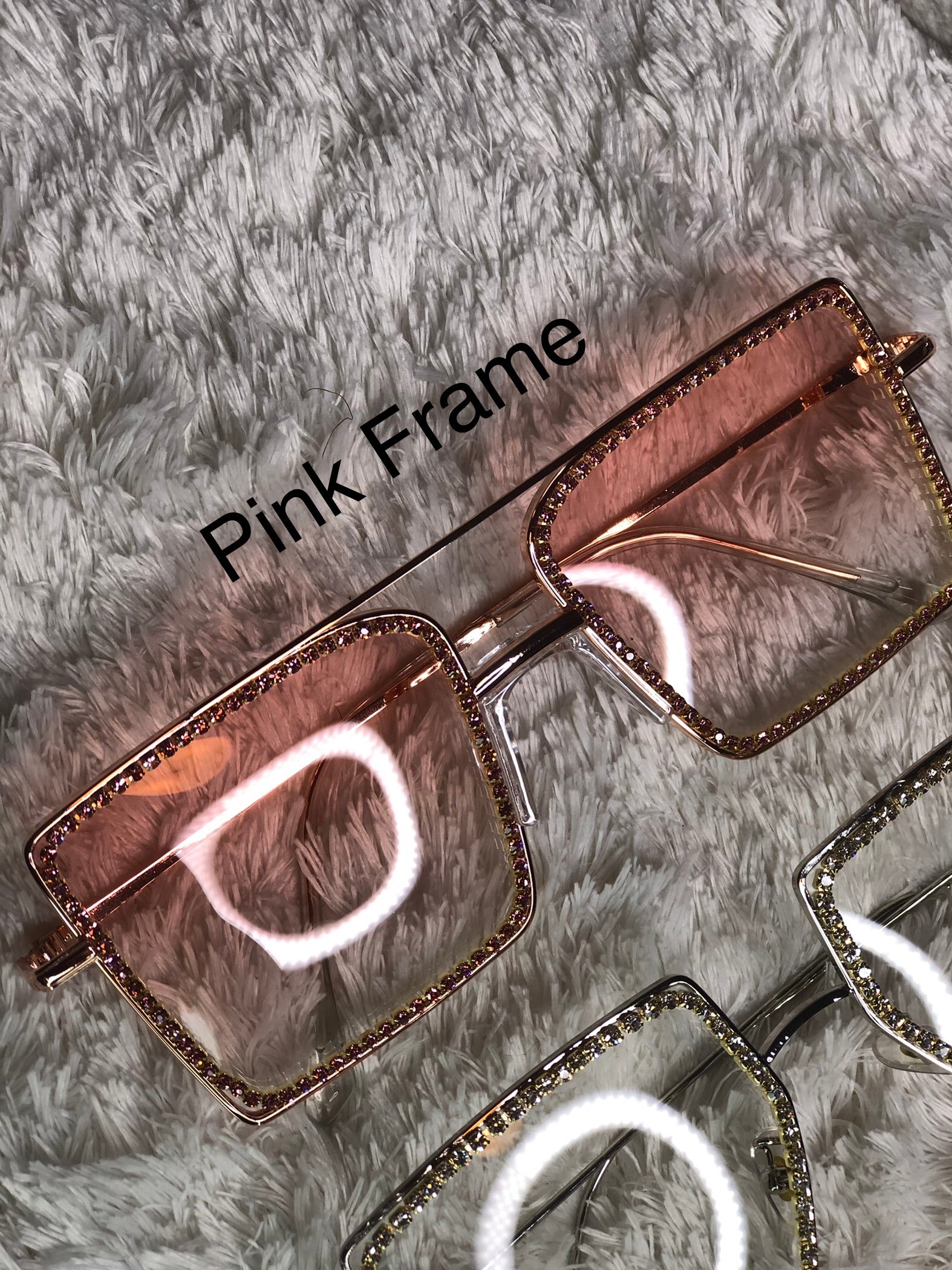 Rhinestone Framed Sunglasses